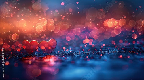 Heartfelt Love: A Romantic Valentine's Day Background 