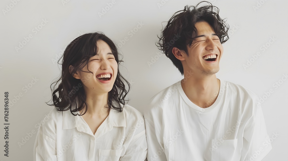 笑顔のカップル