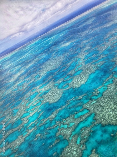Great Barrier Reef, Australia, water background 