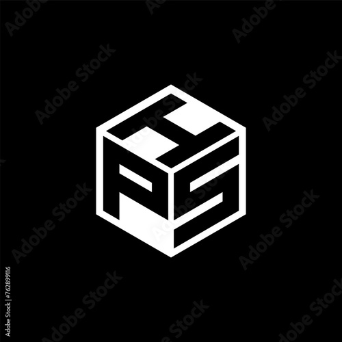 PSI letter logo design in illustration. Vector logo, calligraphy designs for logo, Poster, Invitation, etc.