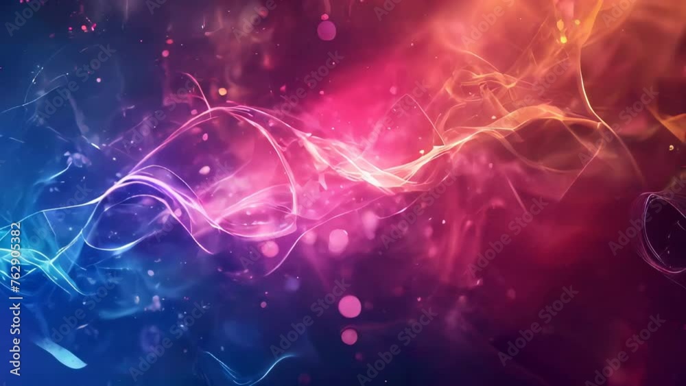 Abstract background with glowing lines and bokeh effect. Vector illustration. Abstract background with glowing lines and bokeh effect. Vector illustration.