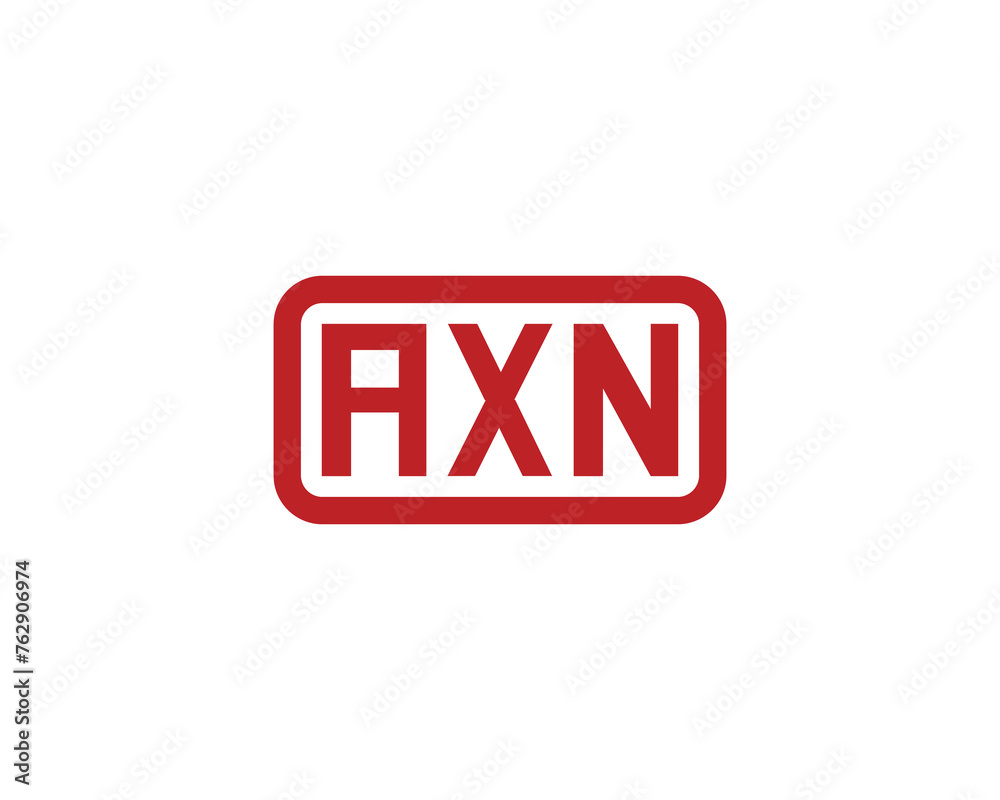 AXN logo design vector template AXN logo design vector template