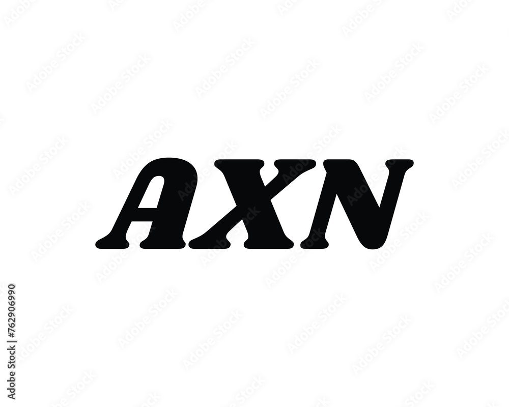 AXN logo design vector template AXN logo design vector template