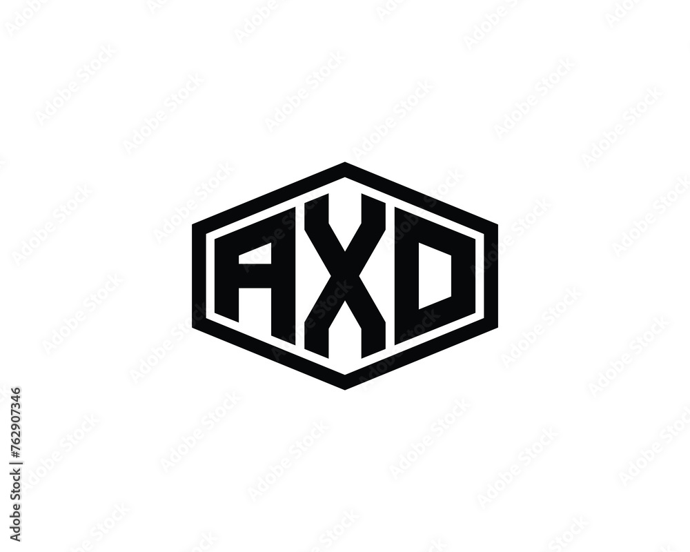 AXO logo design vector template AXO logo design vector template
