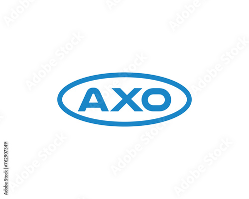 AXO logo design vector template photo