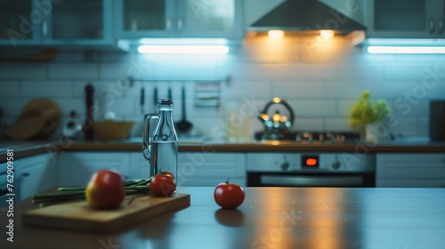 Background of kitchen : Generative AI