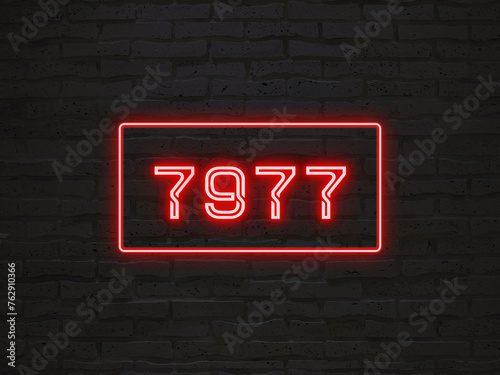 7977年のネオン文字