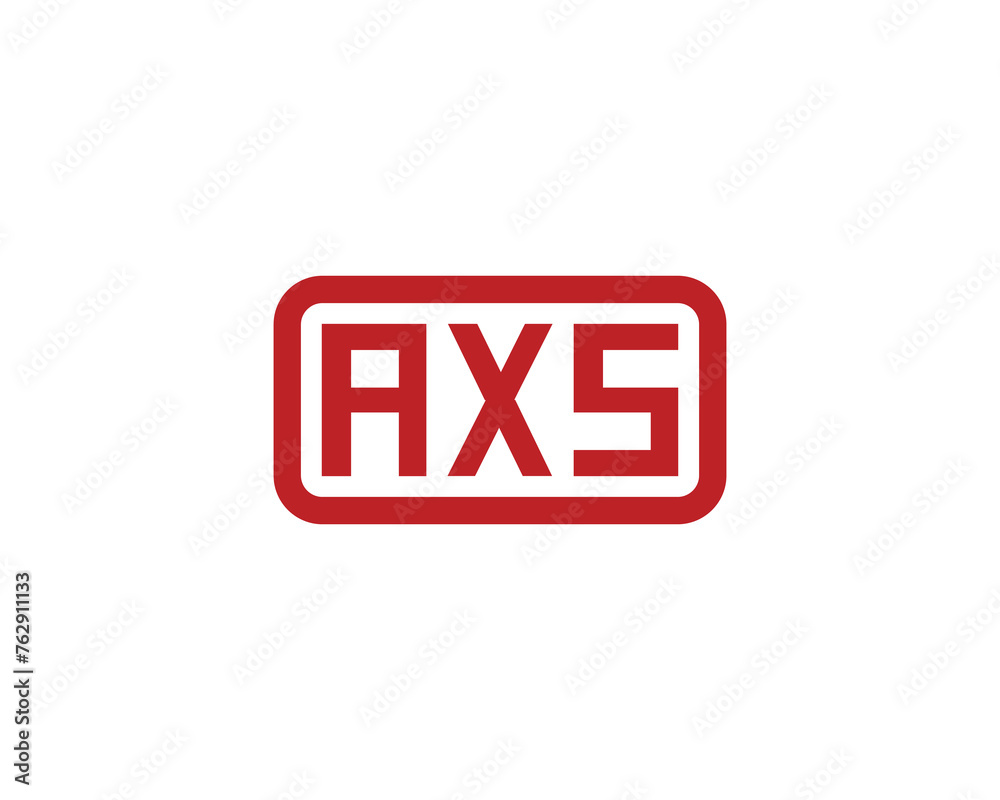AXS logo design vector template AXS logo design vector template