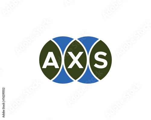 AXS logo design vector template photo