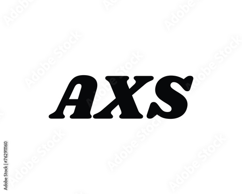 AXS logo design vector template photo