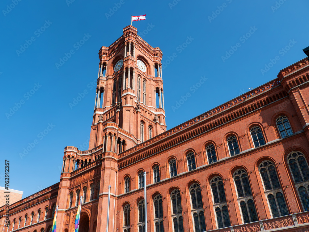 Berlin Rathaus: Historic Red Brick City Hall Building