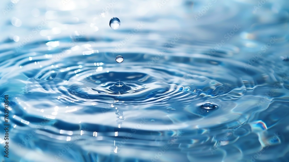 Blue water with ripples on the surface Defocus blurred transparent blue colored clear calm water surface texture with splashes and bubbles Water waves with shining pattern texture back : Generative AI Blue water with ripples on the surface Defocus blurred transparent blue colored clear calm water surface texture with splashes and bubbles Water waves with shining pattern texture back : Generative AI