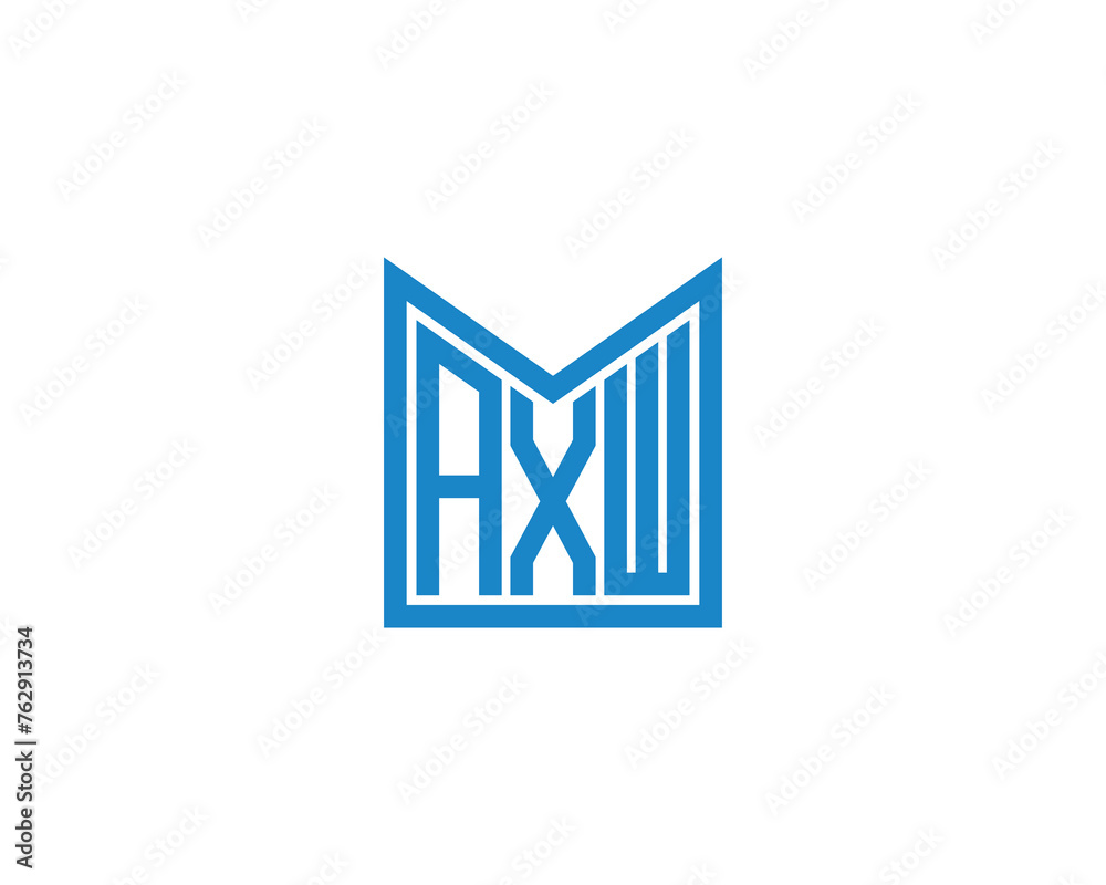 AXW logo design vector template AXW logo design vector template