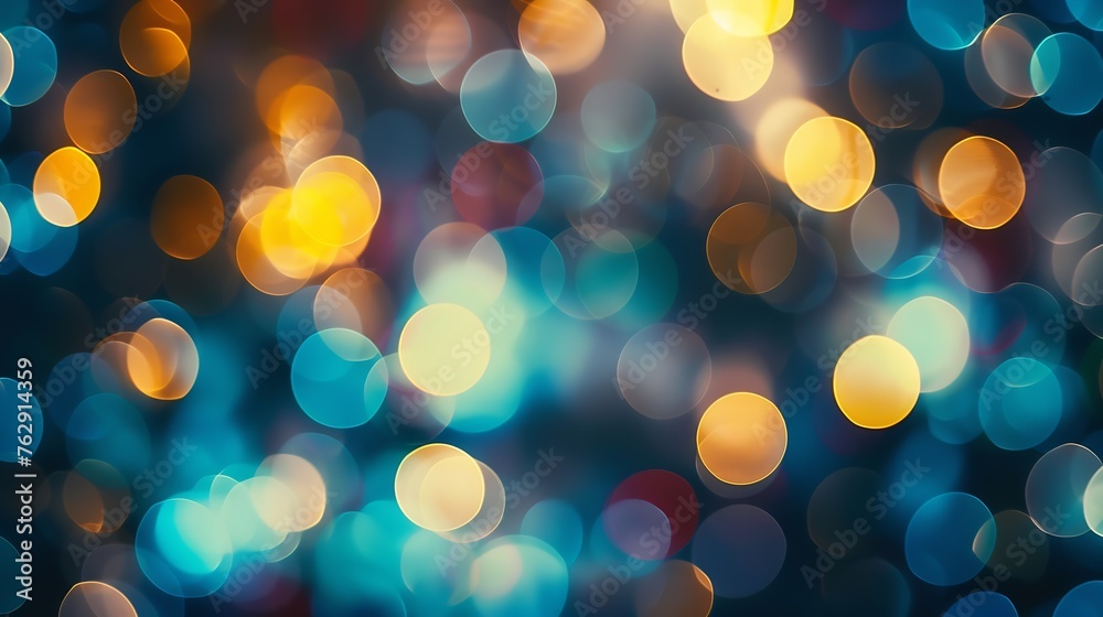 Abstract bokeh blurred background defocused night lighting for design Multicolored circles spots of light Lens Blur effect of a soft outoffocus background : Generative AI Abstract bokeh blurred background defocused night lighting for design Multicolored circles spots of light Lens Blur effect of a soft outoffocus background : Generative AI