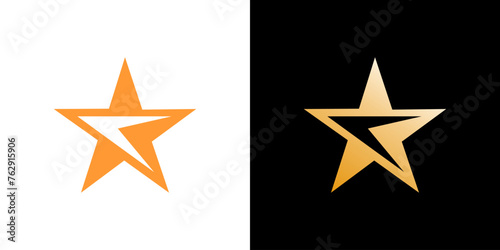 Star logo vector illustration symbol arrow