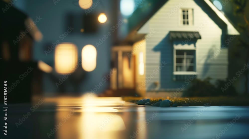 house blur background : Generative AI