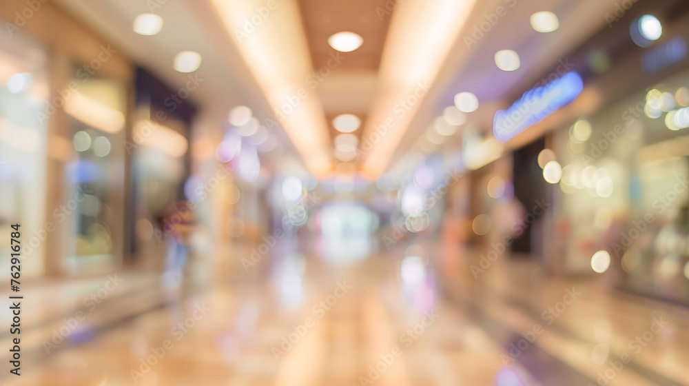 abstract blurred of department store or shopping center mall : Generative AI abstract blurred of department store or shopping center mall : Generative AI