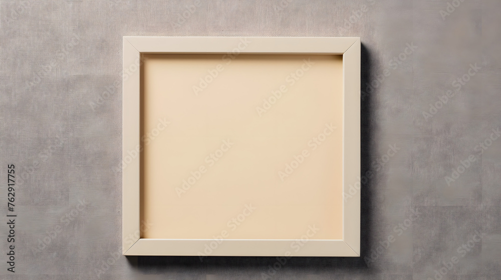 Fototapeta premium Square frame mockup in rustic interior