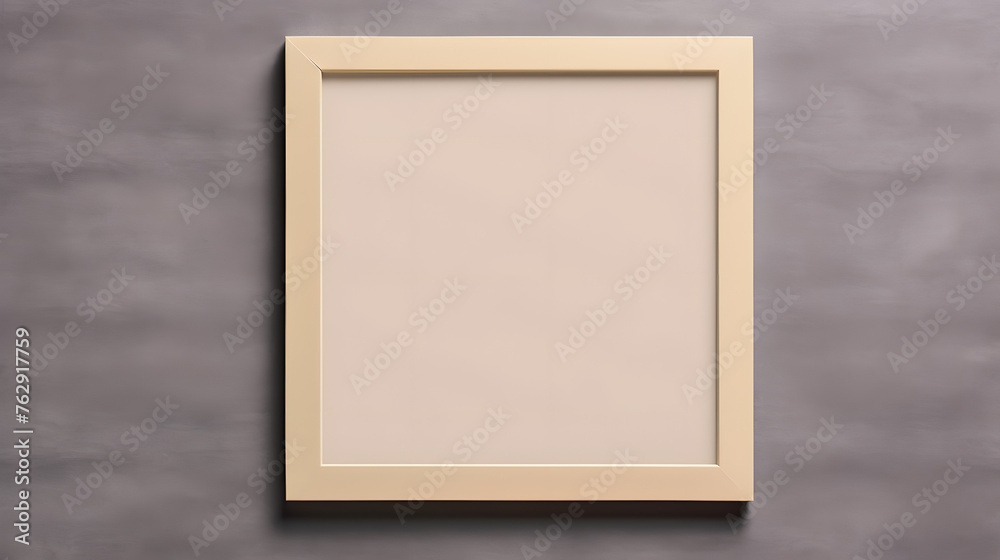 Square frame mockup in rustic interior Square frame mockup in rustic interior