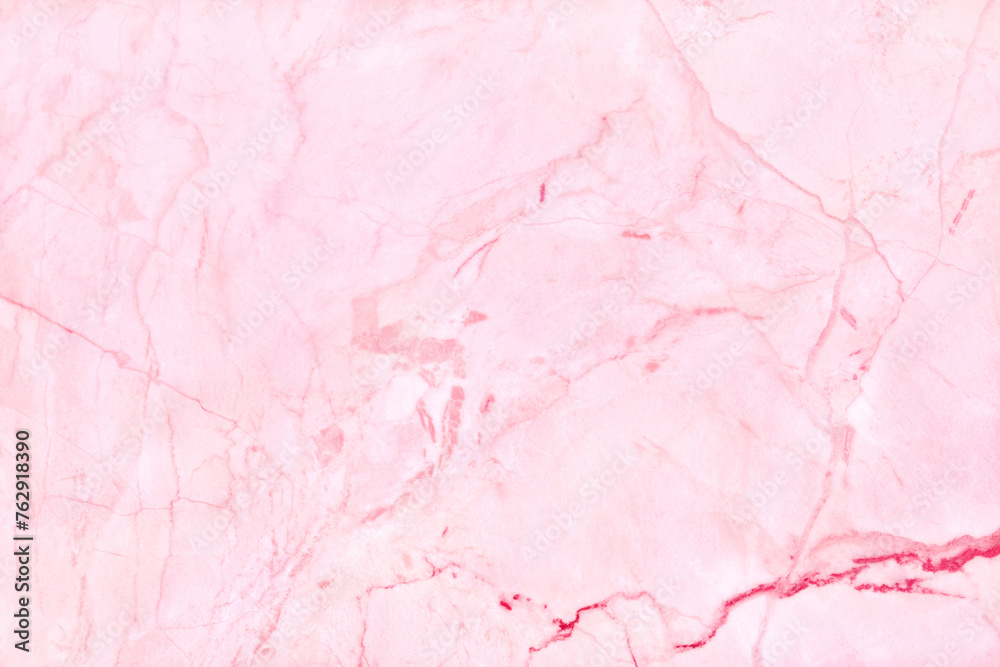 Fototapeta premium Pink background marble wall texture for design art work, seamless pattern of tile stone with bright and luxury.