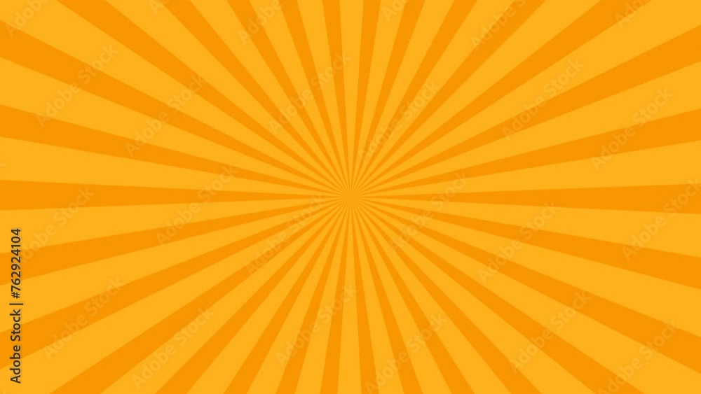 Animated spiral background. Seamless loop. Pop art orange color. retro sunburst background. Animation background Animated spiral background. Seamless loop. Pop art orange color. retro sunburst background. Animation background