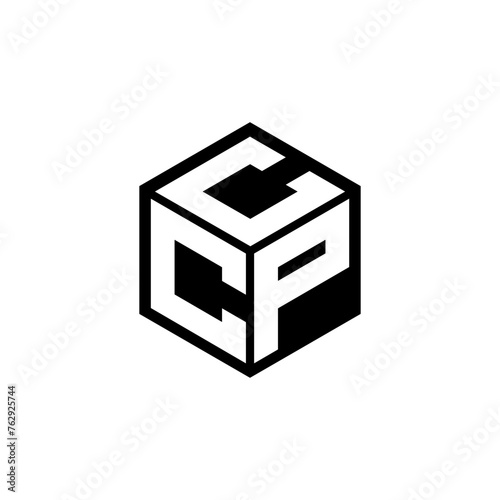 CPC letter logo design in illustration. Vector logo, calligraphy designs for logo, Poster, Invitation, etc.