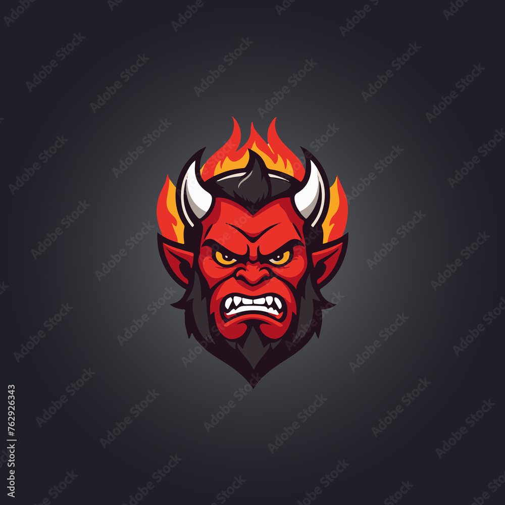 Logo devil character design