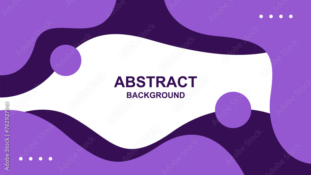 Simple Purple vector background, Wavy Background with abstract shapes, suitable for Wallpaper, poster design, banners, templates and others