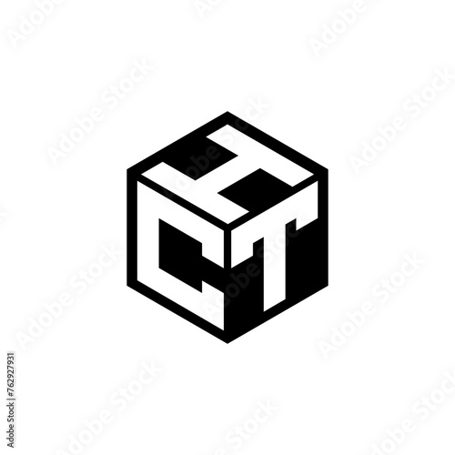 CTH letter logo design in illustration. Vector logo, calligraphy designs for logo, Poster, Invitation, etc.