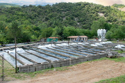 fish farming in France photo