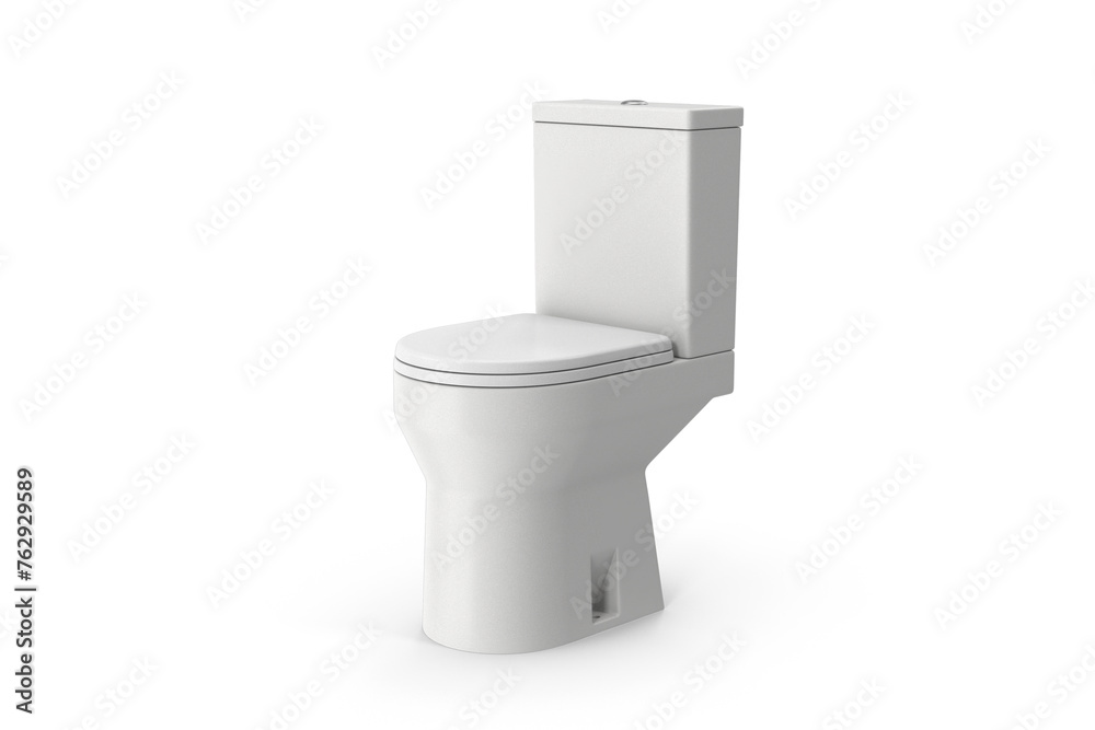 white toilet bowl