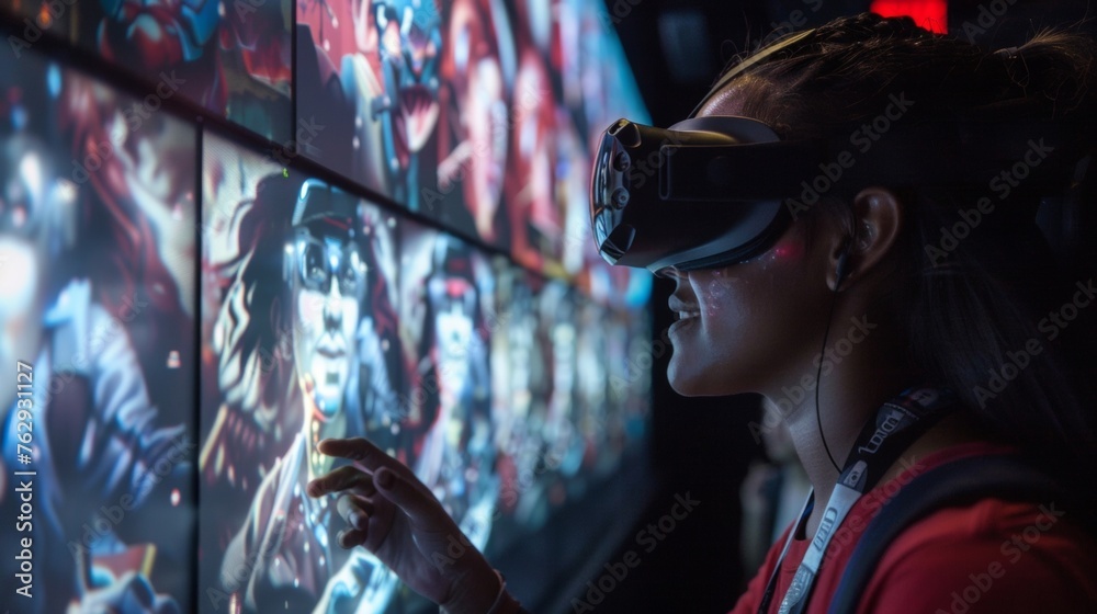 Spectators being able to design and customize their own virtual reality avatars to use during the game adding a personal touch to the experience.