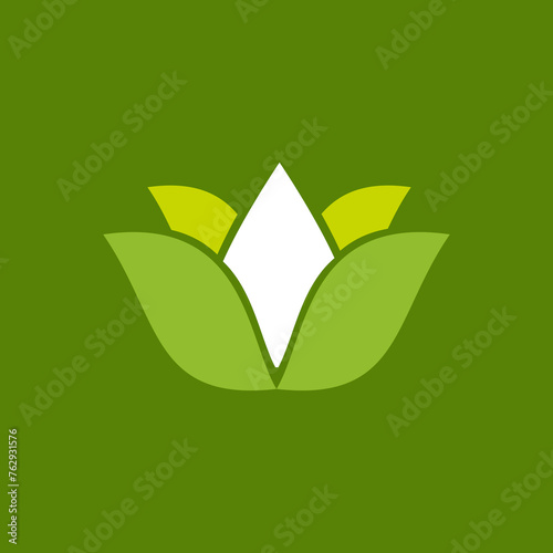 An elegant flower petal design with soft colors, suitable for businesses or organizations related to beauty or nature