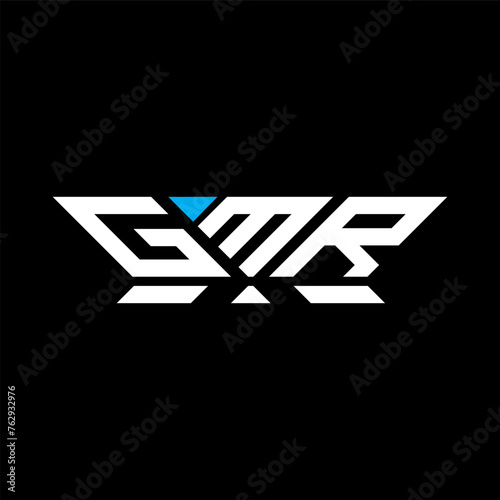 GMR letter logo vector design, GMR simple and modern logo. GMR luxurious alphabet design photo