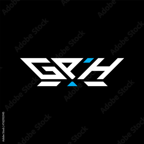 GPH letter logo vector design, GPH simple and modern logo. GPH luxurious alphabet design photo