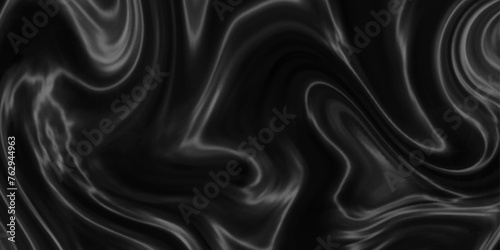 Dark wave liquid black marble and silk background. Modern and stylist swirl liquid background. Beautiful fluid abstract paint background. close-up fragment of acrylic painting on canvas gray tones.