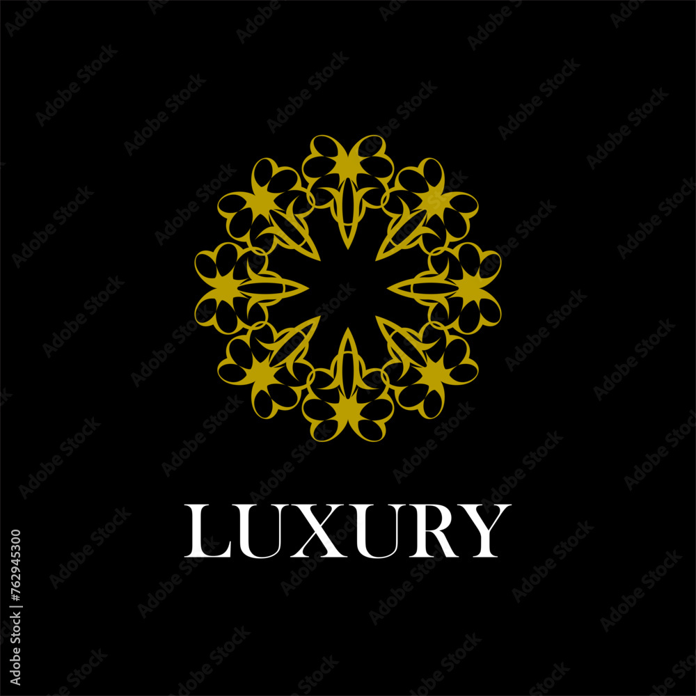 luxury mandala geometric logo template luxury mandala geometric logo template