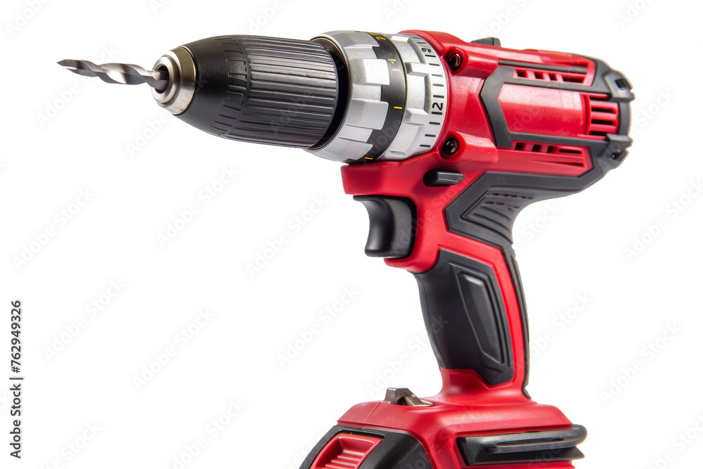 Cordless Drill isolated on transparent background