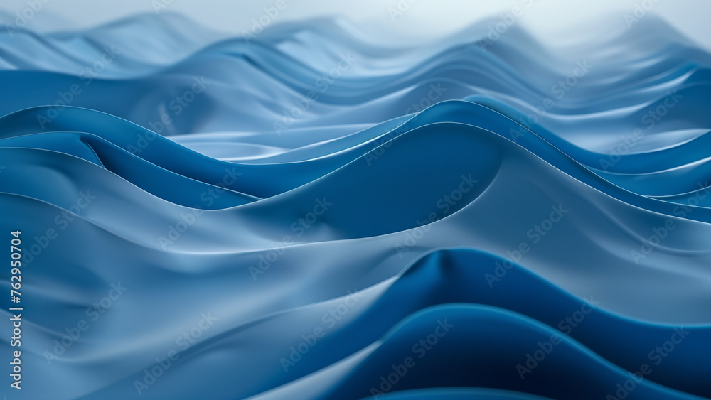 Blue Wave Centered Wallpaper Blue Wave Centered Wallpaper
