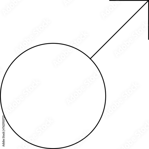 Men ymbol male sign vector icon