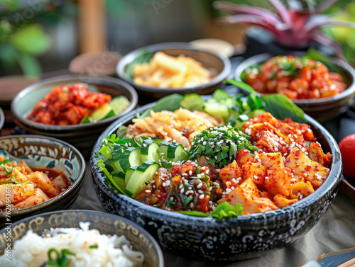 Kimchi Fruit, Food fusion. photo