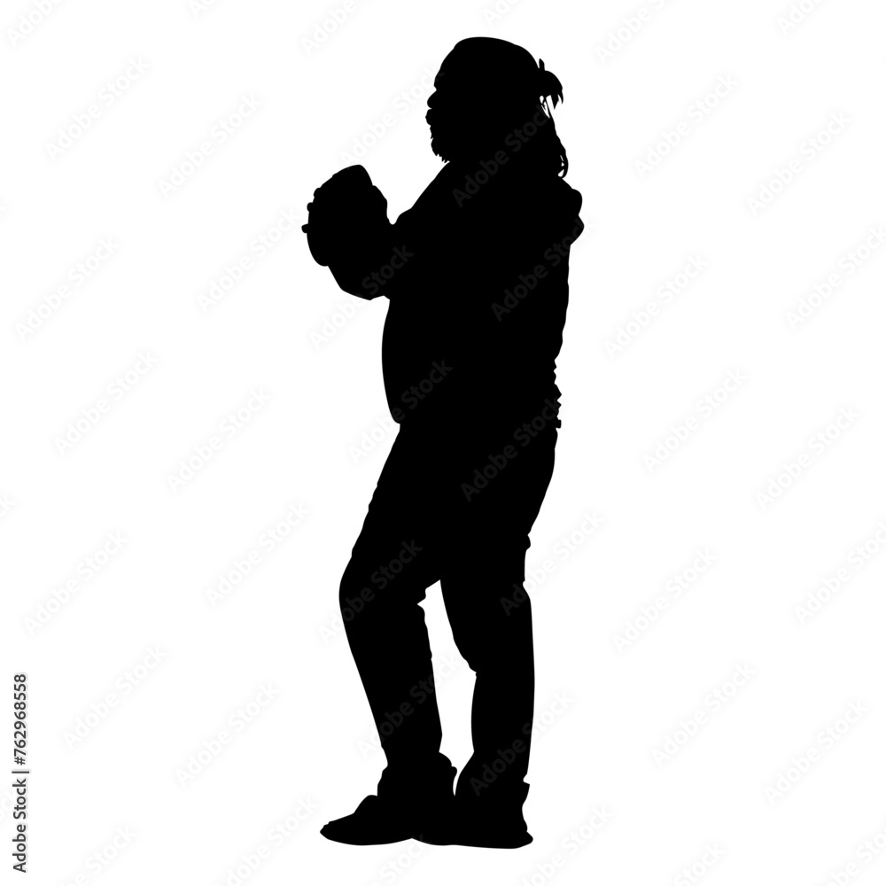 man with football