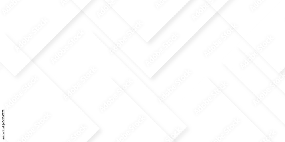 Abstract minimal geometric white and gray light banner pattern. White and grey modern minimalistic pale geometric. Geometric triangular or polygonal line shapes, stylist geometric line background. - obrazy, fototapety, plakaty 