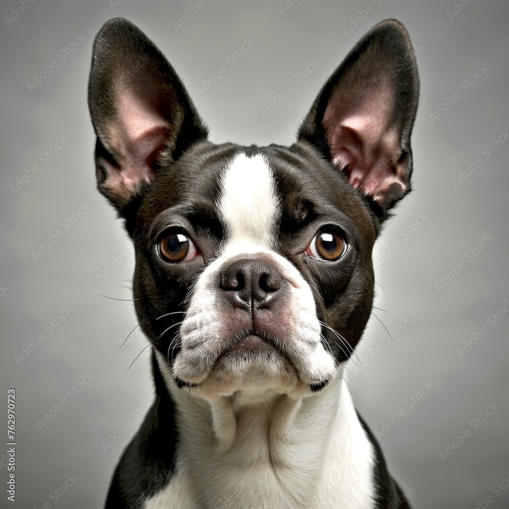boston terrier portrait