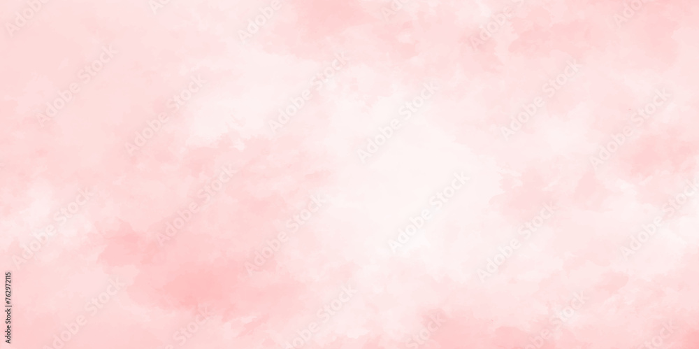 Abstract beautiful decorative and lovely soft pink grunge watercolor texture background design. watercolor smoke background texture. fantasy smooth light pink watercolor paper textured background.