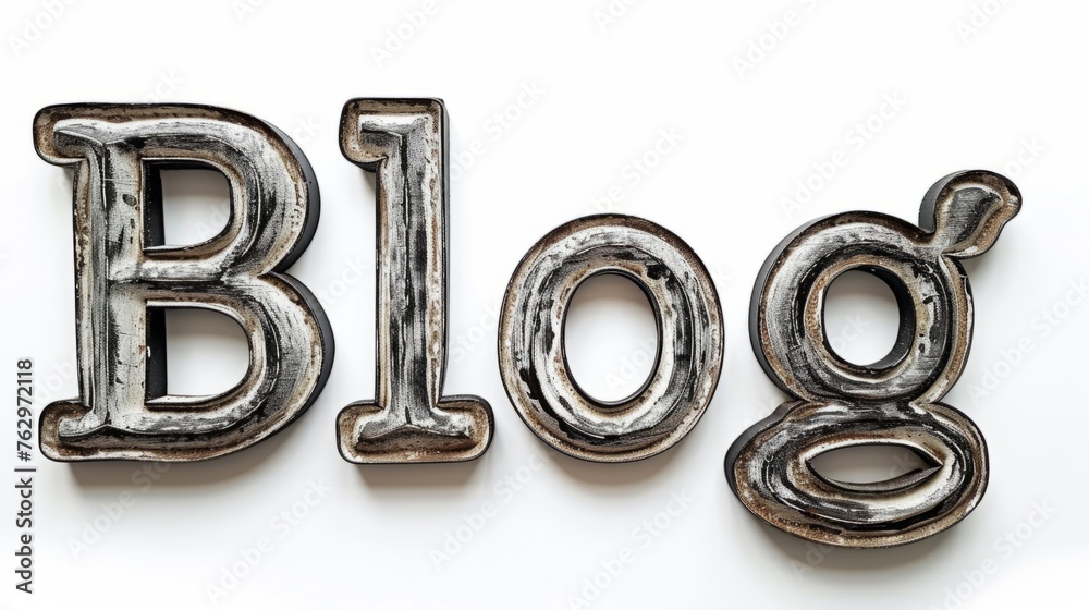 The word Blog created in Gothic Calligraphy. The word Blog created in Gothic Calligraphy.