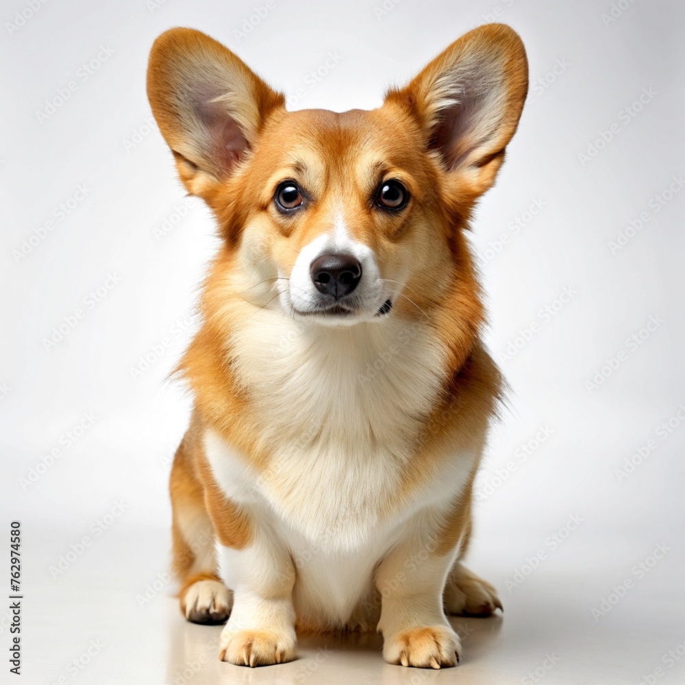 welsh corgi dog portrait