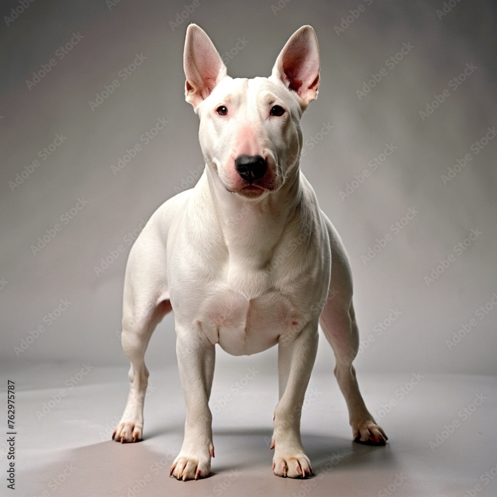 portrait of a Bull Terrier dog