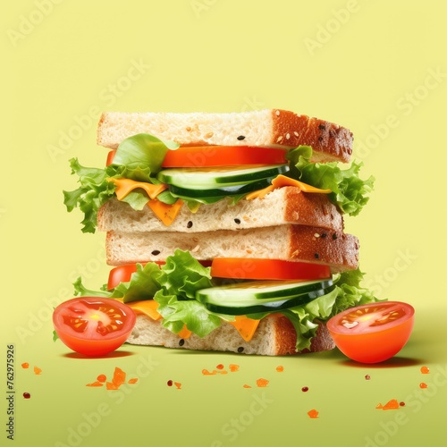 sandwich with vegetables