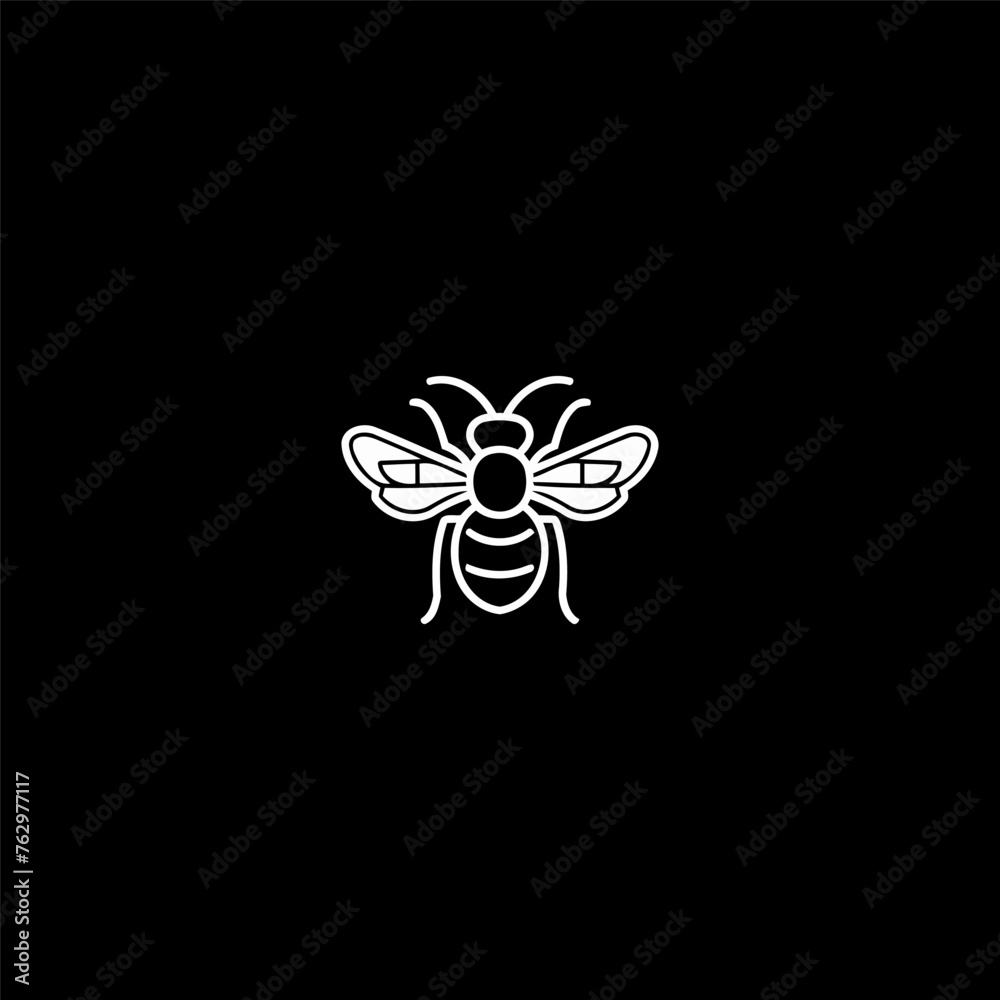 honey bee logo design vector template honey bee logo design vector template